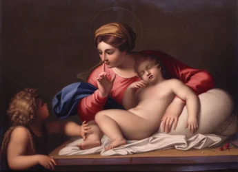 The Madonna and Sleeping Child with Saint John the Baptist